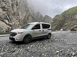 Передвижная метрологическая лаборатория в горах